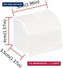 2 Pack Plastic Razor Holders With Cover For Shower  Wall Mount Shaver Ho