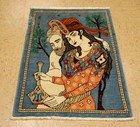 Natural Wool Old Orintal Rugs  Hand Woven knotted Size Approximately 2 5  X 3 2 