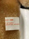 Vintage R Dakin 6 5  Boo Bear Sheet Costume Sheet Brown Tan Beige 1986 Htf