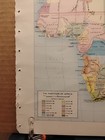 1966 Vintage Partition Of Africa Old Mcm Atlas Map - Rand Mcnally World Atlas