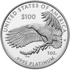 2018-w 1 Oz Proof American Platinum Eagle Coin  box  Coa 