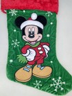 16    Disney Mickey Mouse Plush Christmas Stocking