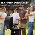 3 Burner Bbq Propane Gas Grill  Stainless Steel 30 000 Btu Patio Garden Barbecue