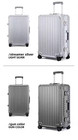 Aluminum Frame Luggage Set Spinner Wheel Suitcases