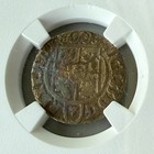 1387   1437 Silver Hungary Denar Sigismund   Ngc Genuine   Medieval Coin