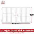 Extra-large Coated Steel Sink Protector