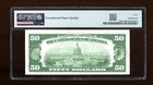 Dbr 1929  50 Frbn Cleveland Fr  1880-d Pmg Xf-40 Epq Serial D00218263a