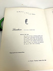 1968 S s  Oceanic Cruise Ship  To The Bahamas  Lunch Menu
