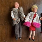 Caco Doll Dollhouse Family Set Of 4 Bendable Germany Vintage