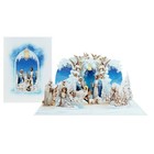 Merry Christmas Amazing 3d Pop-up Greeting Card The Religious Christmas Nativity
