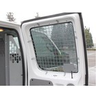 Hinged Side Door Window Guards Steel Gray Set 2 Pcs For Chevy Gmc Express Savana