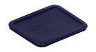 Pyrex  Rectangle 3 Cup Storage Lid Cover Blue 4 Pack 7210-pc New For Glass Dish