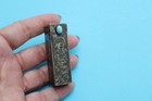 Early Vintage Italian 800 Fine Silver   Turquoise Lipstick Holder