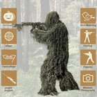 3d Woodland Camouflage Adults Military Games Show Hunting Ghillie Suit Us