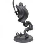 Female Genie Warrior Miniature   Dnd Rpg Tabletop 3d Printed Resin 28mm 32mm
