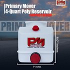 Hydraulic Reservoir Tank 4 Quart Poly Hydraulic Oil Reservoir Quart Hydraulic