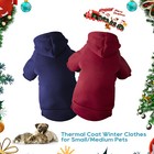 Pet Dog Warm Coat Winter Hoodie Kitten Puppy Vest Jacket Thicken Waterproof Coat