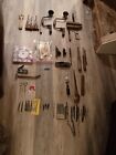 Woodworking Carpentry Tool Lot Drill Bits Bessey Clamp Nail Punch Craftsman
