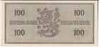 Finland 100 Markkaa Banknote 1955 Uncirculated Grade P 91-a