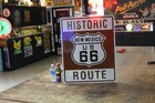 Scarce 30  New Mexico Us Route 66 Highway Metal Sign Historic Road Gas Oil Coke