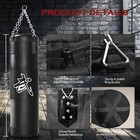 Punching Bag For Adults  4ft Heavy Boxing Bag Set With 12oz Boxing Gloves  Mma K