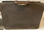 Vintage Doctors Bag     Stitched Brown- Medical Bag - No Key