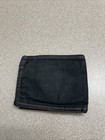 Krooked Skateboards Cloth Black Bifold Wallet Inside Zipper Missing Pull Tab