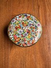 Daher Vintage Floral Decorative Tin Box With Lid Made In England Multicolor