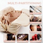 Travel Makeup Organizer Bag With Fold-down Design Large Capacity Toiletry  Bags 