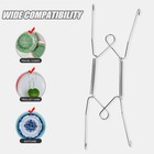 4 Pcs Invisible Spring Hook Decorative Plate Holder Hooks For Plates On Wall