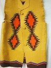 Vintage Navajo Handwoven One Piece Vest  40  Circa 1960-1980