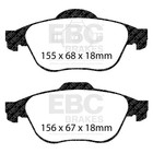 Ebc Front Yellowstuff Brake Pads Ate Renault Laguna 2 1 6 01-07 High-performance