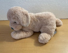 Vtg Applause Labrador Plush Dog Puppy Realistic Yellow Lab Stuffed Animal Korea