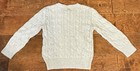 Polo Ralph Lauren Unisex 3  3t Boys Girls Cable Knit Sweater Grey Pony Logo Kids