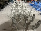 Marx Reissue Union And Confederate Soldiers  Civil War Toy Soldiers
