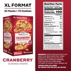 Nonni s Thinaddictives Cranberry Thin Cookies With Real Fruit  25 Packs