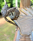 Antique Art Nouveau Glass Vase - Art Deco