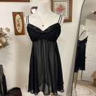 Vintage 2000s Sheer Black Babydoll Nightgown