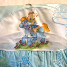 Vtg Hanging Diaper Stacker Organizer- Teddy Bear  horse New