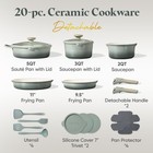 Carote 20pcs Titanium Cookware Set Pots And Pans Set Non Stick Kitchen Cooking