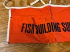 Vtg Madison  wi  Fish Building Supply Advertising Carpenter Apron Nail Pouch