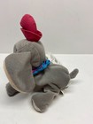 Disney Mini Gray Dumbo Red Hat Bean Bag Plush Toy
