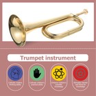  Ceremonial Bugle Trumpet Child Horn Instrument For Scouts Beginners