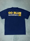 Zach Bryan   John Mayer Authentic 2025    go Blue    Show Shirt - Medium