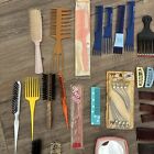 Vintage Hair Comb Brush Clips Accessories Usa France Hong Kong