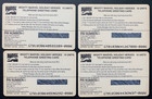 Marvel Comics Phone Cards Christmas Holiday 1994 Set Of 4 - Spider-man X-men  
