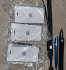 New Vintage Apple Computer Logo Click Style Ink Pens Lanyard And 3x Luggage Tags