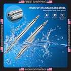 Watch Band Pins Set  360pcs Stainless Steel Spring Bar Kit With Tool