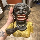 Vintage Dinah Cast Iron Mechanical Bank 