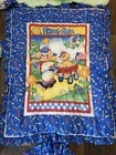 Vintage Red Calliope Bedding Baby Blanket 1993  Quilted 8pc Bedding Crib Set